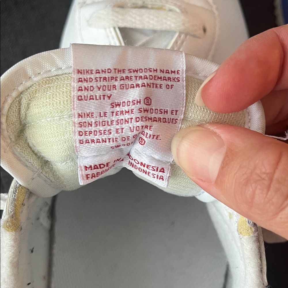 Nike Men’s Classic Cortez Leather Red White and Blue Sneakers Size 10.5 - Picture 10 of 12